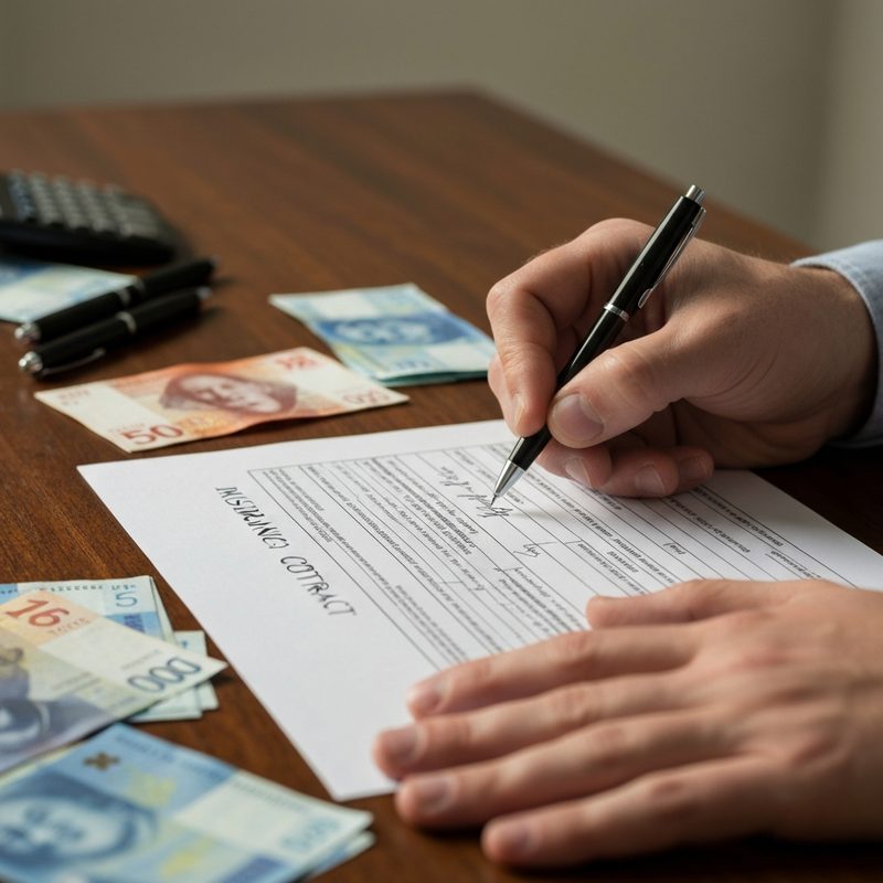 Checkliste für den Krankenkassenwechsel auf einem Schreibtisch