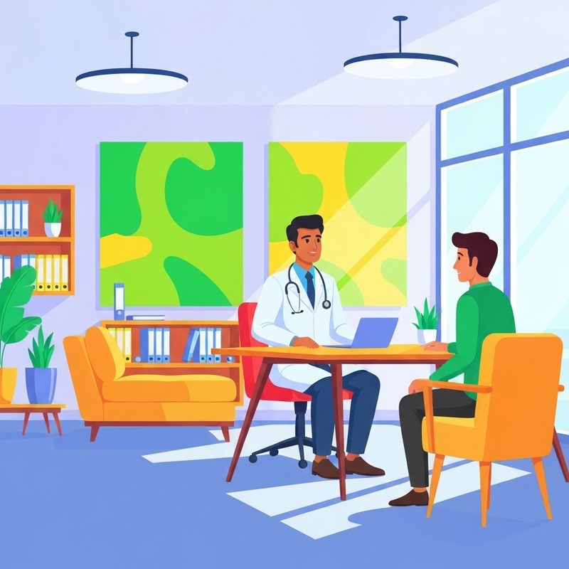 Apothekerin berät Kunden zu Medikamenten