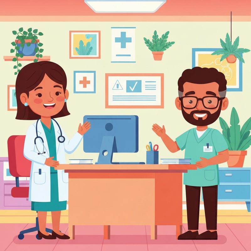 Akupunkturbehandlung bei einer Therapeutin